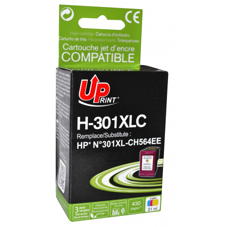 Cart. Comp Uprint HP 301XL Color
