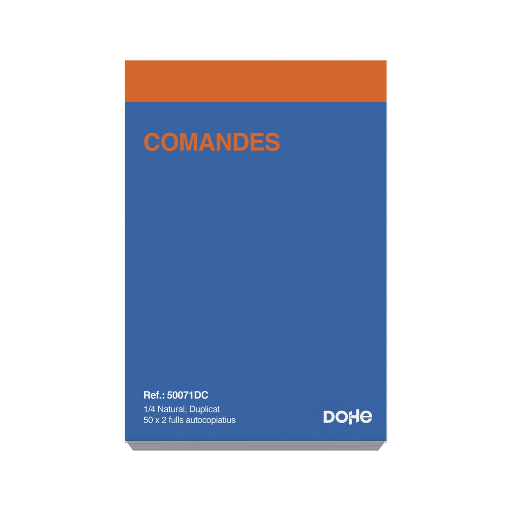 Talonari Dohe Comanda Quart Català Vertical Duplicat