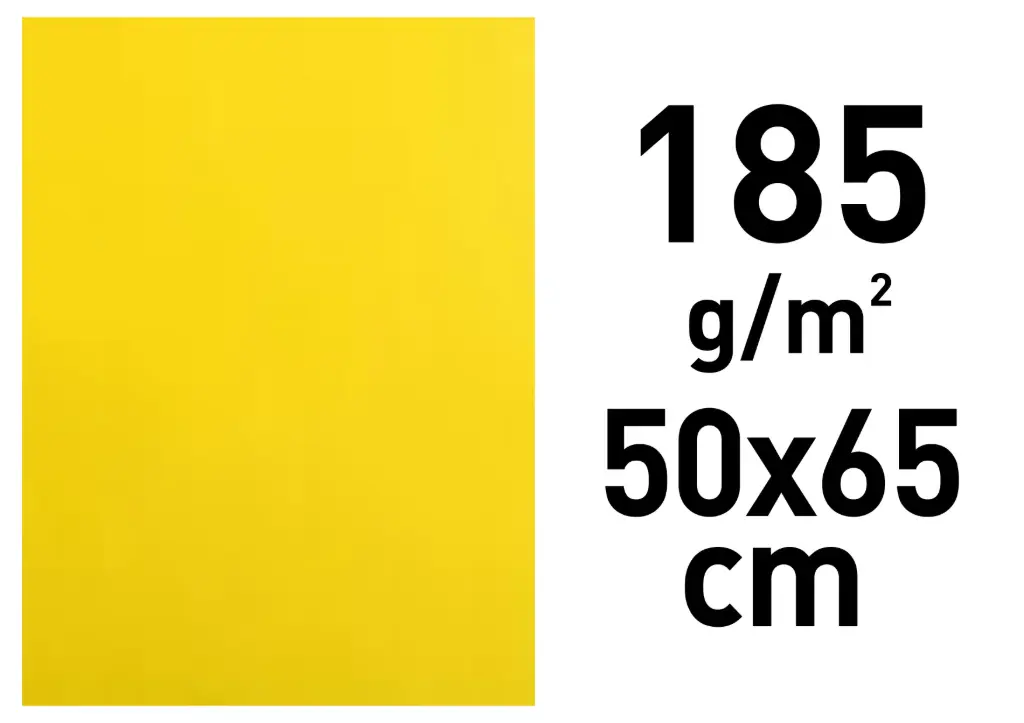 Cartolina Iris 50x65 185g Groc Canari