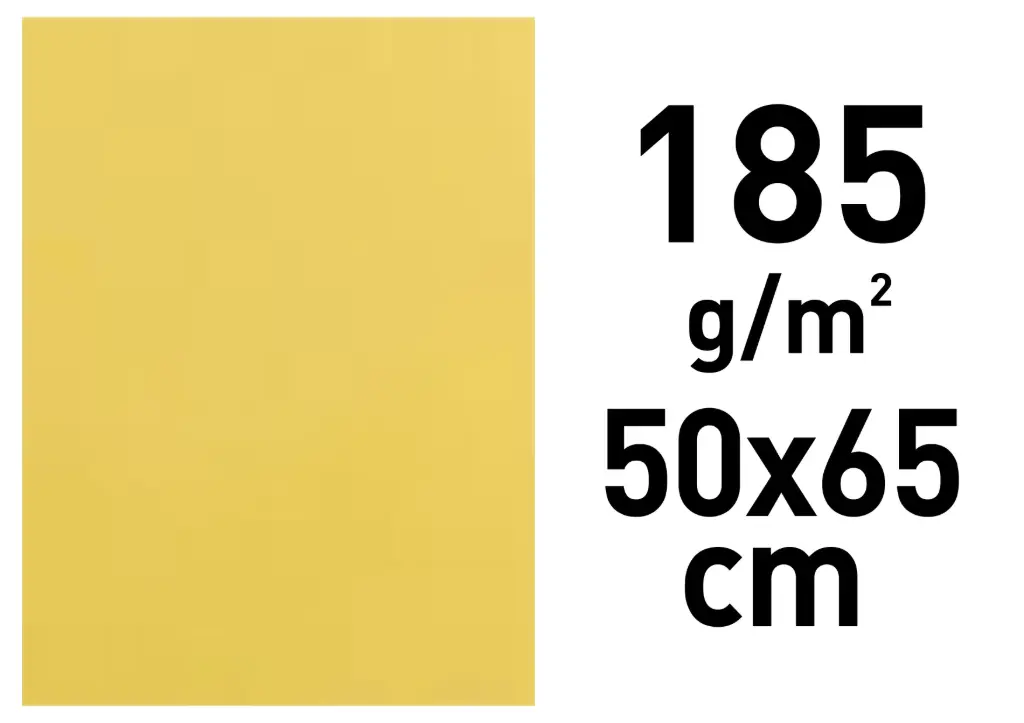 Cartolina Iris 50x65 185g Groc Llimona