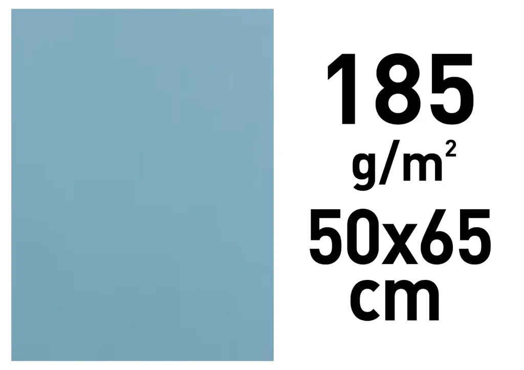 Cartolina Iris 50x65 185g Blau Cel