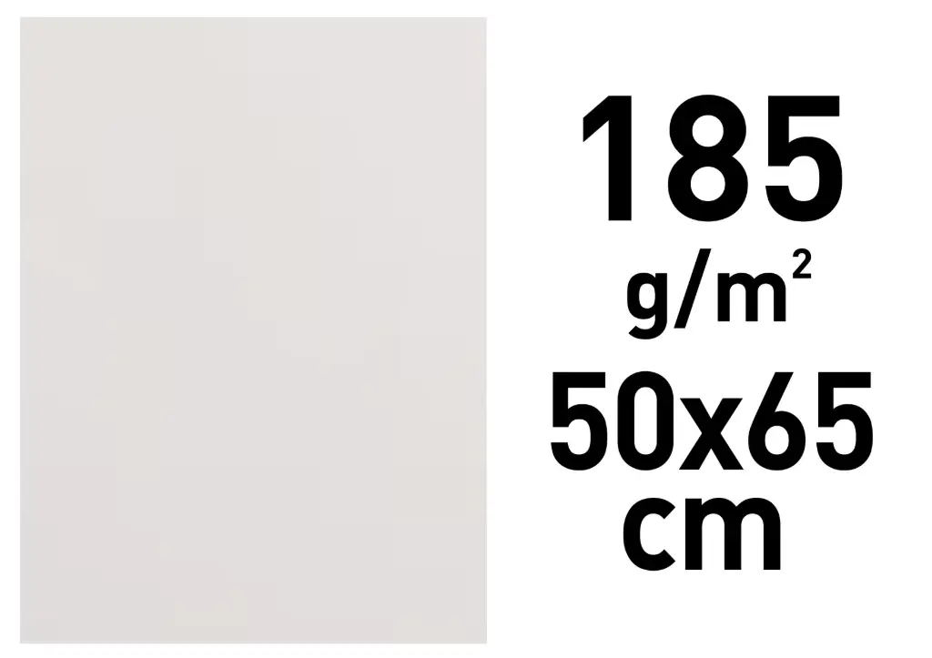 Cartolina Iris 50x65 185g Blanca
