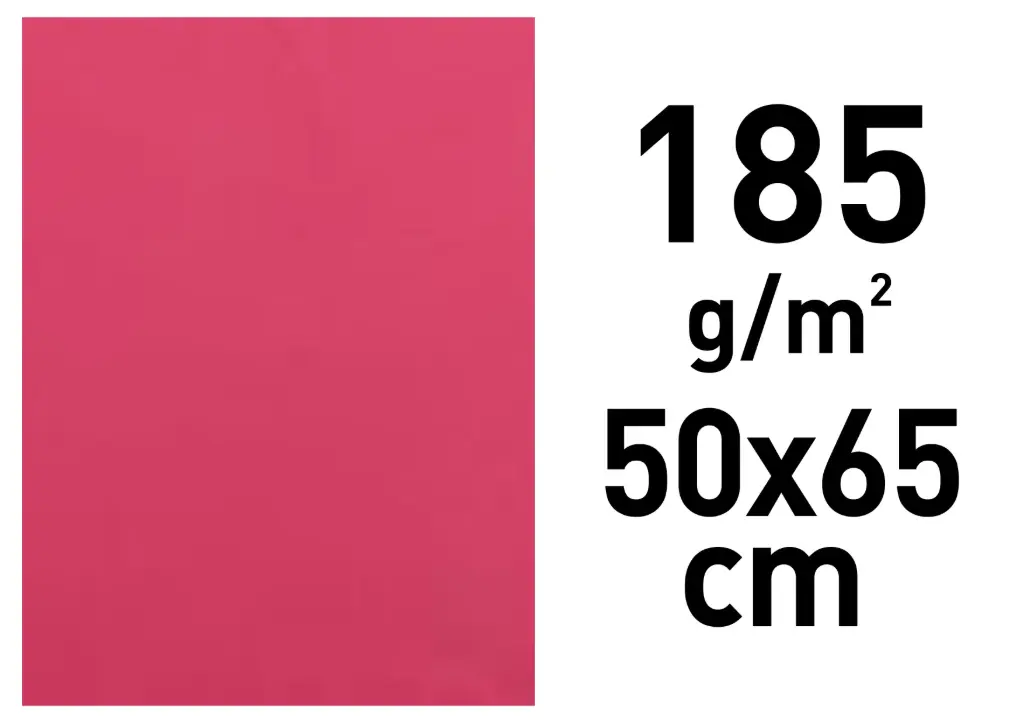 Cartolina Iris 50x65 185g Fúcsia