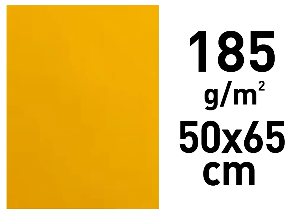 Cartolina Iris 50x65 185g Groc Gualda