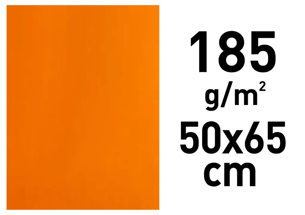Cartolina Iris 50x65 185g Mandarina
