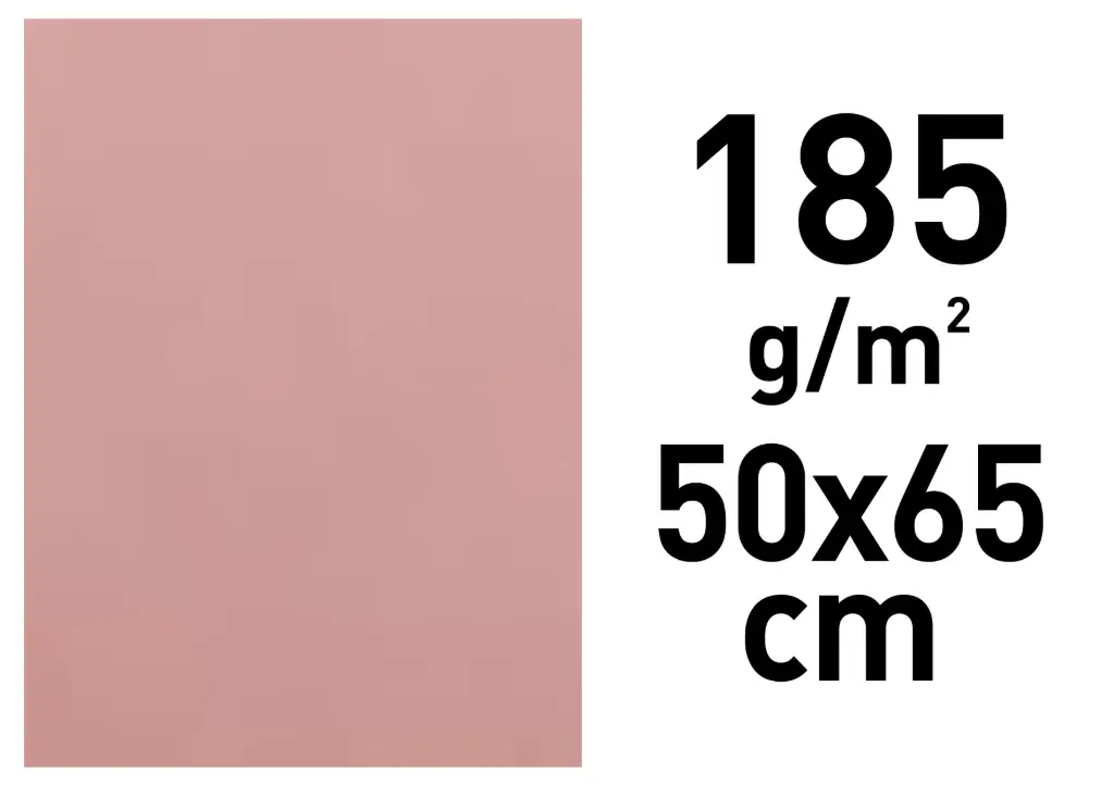 Cartolina Iris 50x65 185g Rosa
