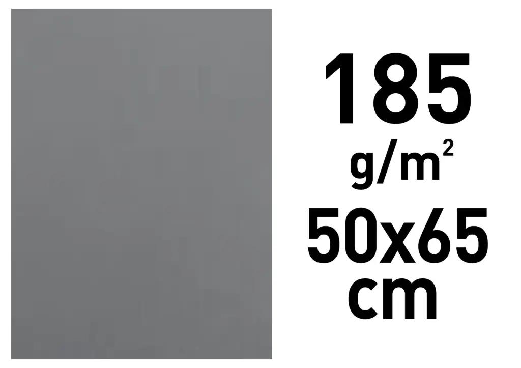 Cartolina Iris 50x65 185g Gris Plom