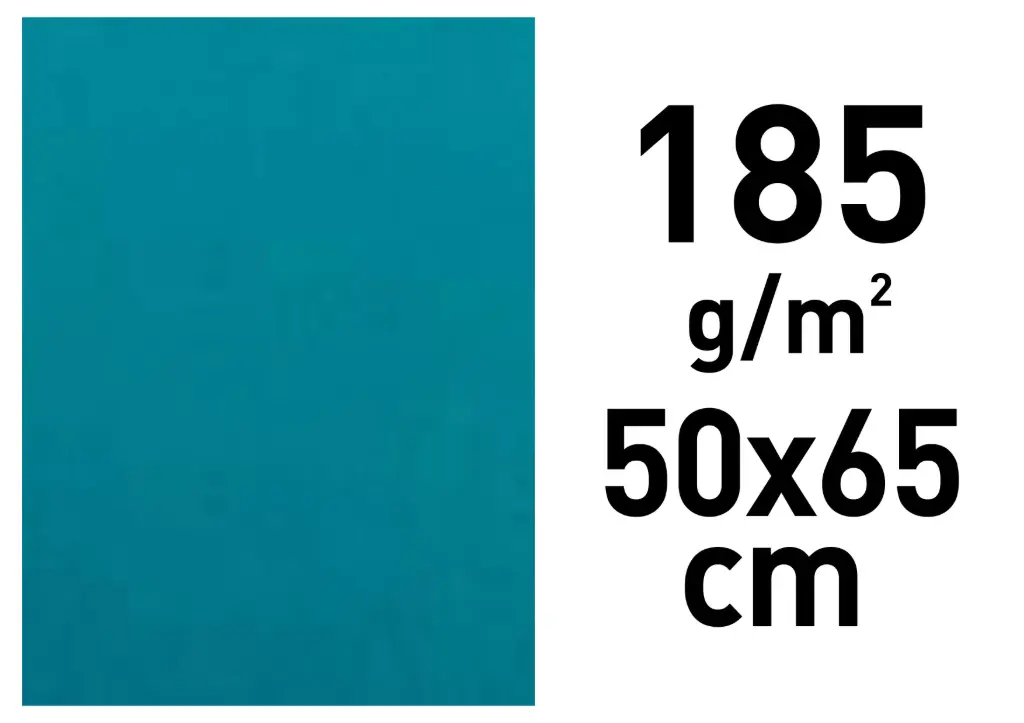 Cartolina Iris 50x65 185g Blau Carib