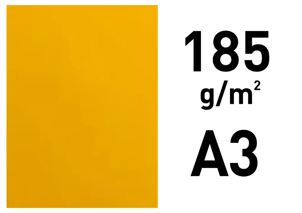 Cartolina Iris A3 185g Groc Gualda