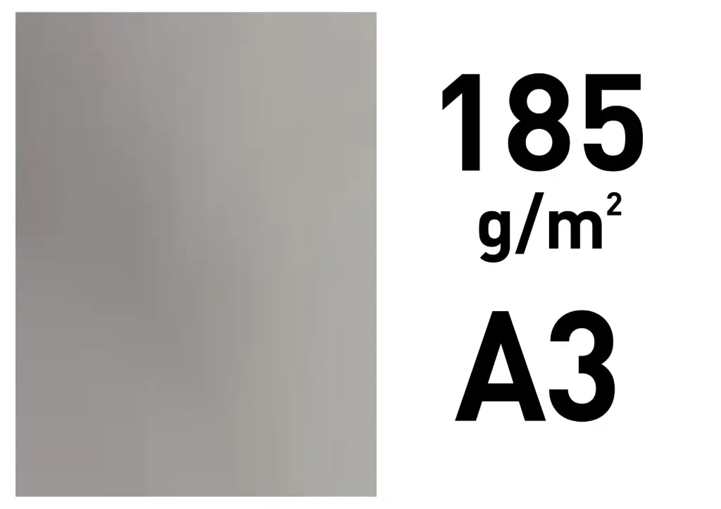 Cartolina Iris A3 185g Plata