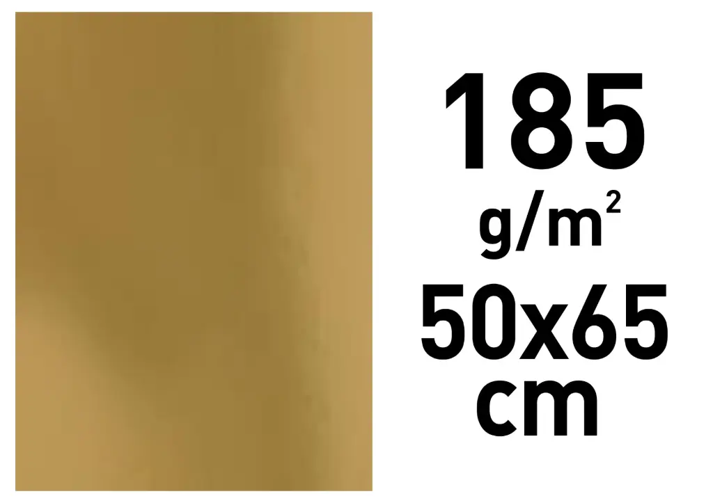 Cartolina Iris 50x65 185g Or