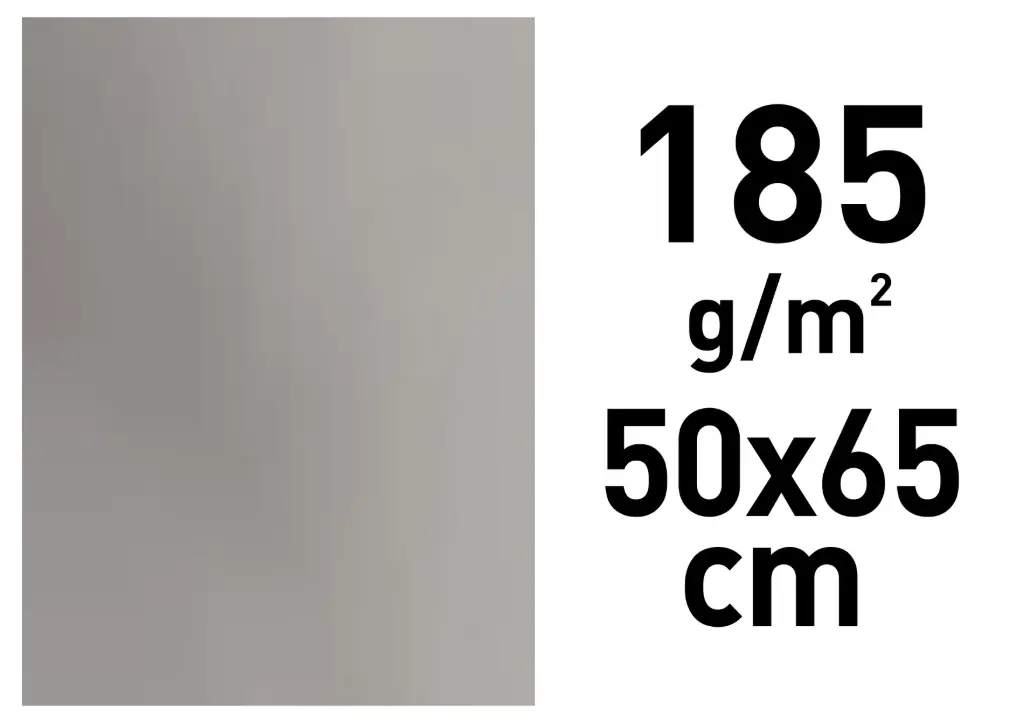 Cartolina Iris 50x65 185g Plata