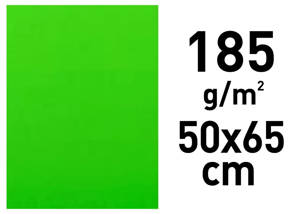 Cartolina Iris 50x65 185g Verd Fluor