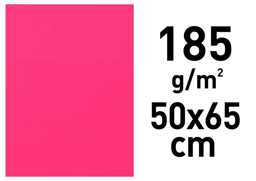 Cartolina Iris 50x65 185g Fúcsia Fluor