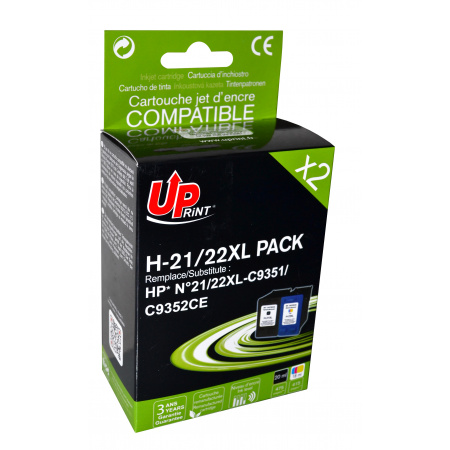 [79362010] Pack Cart. Comp Uprint HP 21/22XL