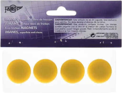 [300043512] Iman Faibo 20mm Groc 4u.