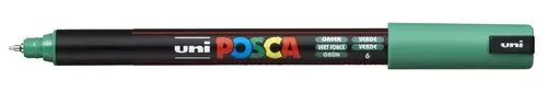 [79360260] RETOLADOR POSCA PC1MR VERD P.FINA